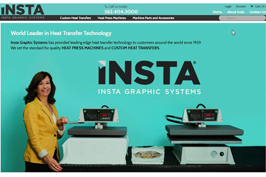 Insta Launches updated website